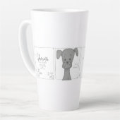 Tasse Latte Chamomile Possibility Comic-Strip (Angle gauche)