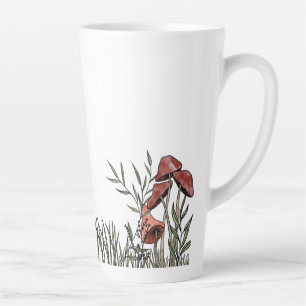 Tasse Latte Champ champignon
