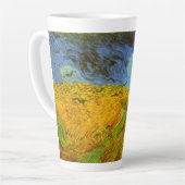 Tasse Latte Champ de blé avec corbeaux de Vincent van Gogh (Angle gauche)