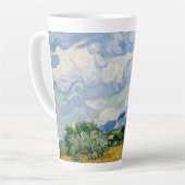 Tasse Latte Champ de blé avec Cypress-Vincent Van Gogh (Angle gauche)