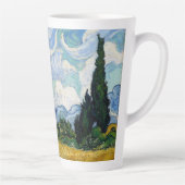 Tasse Latte Champ de blé avec Cypress-Vincent Van Gogh (Droite)