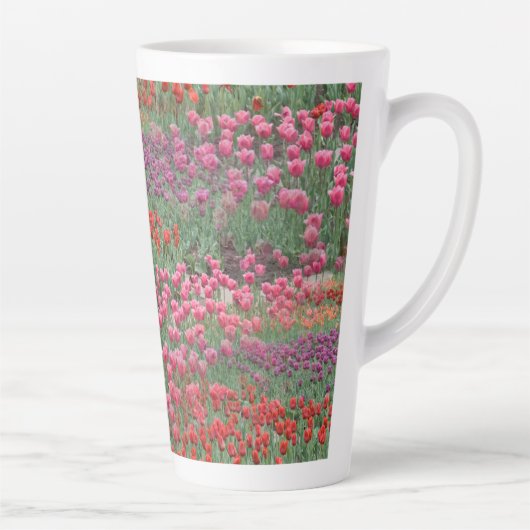 Tasse Latte Champ De Tulipes (Droite)