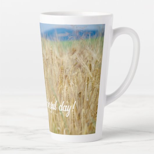 Tasse Latte Champ jaune (Droite)