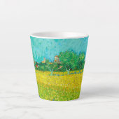 Tasse Latte Champ Van Gogh avec Irises près d'Arles (Devant)