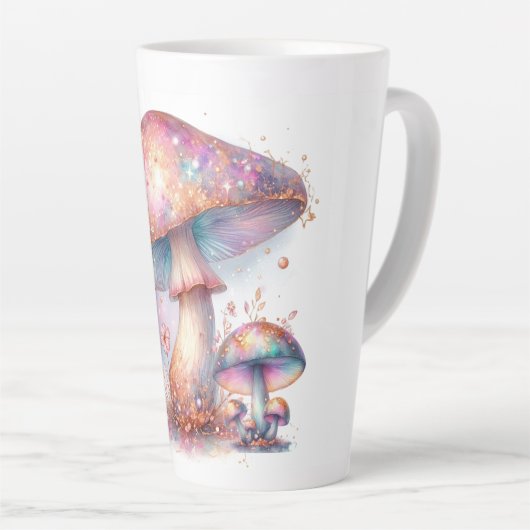 Tasse Latte Champignon de jardin Fairytale enchanté (Angle droit)