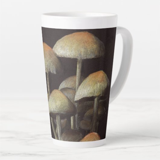 Tasse Latte Champignons (Angle droit)