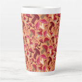 Tasse Latte Champignons mignons (Devant)