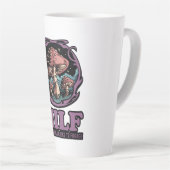 Tasse Latte Champignons Milfs J'Aimerais Fourrer, Champignons  (Angle droit)