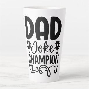 Tasse Latte Champion de la farce papa Drôle cadeau de fête d