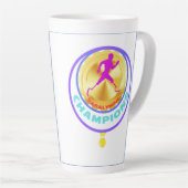 Tasse Latte Champion paralympique (Angle droit)