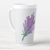 TASSE LATTE CHAMPS LAVENDER (Angle gauche)