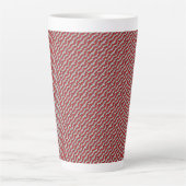 Tasse Latte Chandycane rouge Mikitez Christmaspattern (Devant)