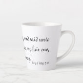 Tasse Latte Chanson des chansons 2:10 (Droite)