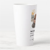 Tasse Latte Chanson Personnalisée Chanson Favorite Chanson Une (Devant)