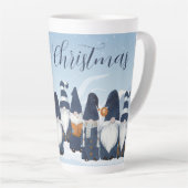 Tasse Latte Chanter des Gnomes de Noël (Angle droit)