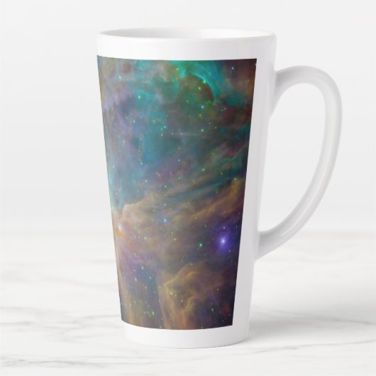 Tasse Latte Chaos au coeur du composite Spitzer Hubble Orion (Droite)