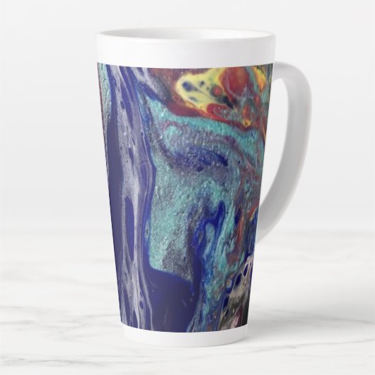 Tasse Latte Chaos pourpre (Angle droit)