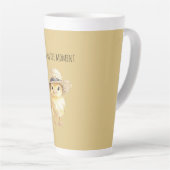 Tasse Latte Chapeau de poulet jaune (Angle droit)