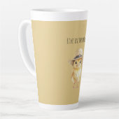 Tasse Latte Chapeau de poulet jaune (Angle gauche)