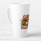 Tasse Latte Chapeau drôle pour amateur de café de voyage (Angle gauche)