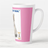 Tasse Latte chaque chat est mon meilleur ami (Droite)
