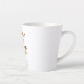 Tasse Latte Chaque fleur fleurit dans son propre temps -Floral (Droite)