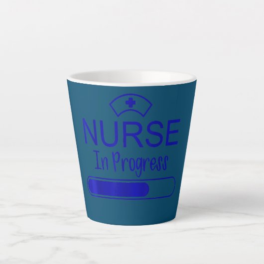 Tasse Latte Chargement de l'infirmière  (Devant)