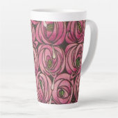 Tasse Latte Charles Rennie Mackintosh - Roses (Angle droit)
