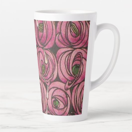 Tasse Latte Charles Rennie Mackintosh - Roses (Droite)
