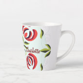 Tasse Latte Charlotte nom, cadeau personnalisé art, nom person (Droite)