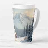 Tasse Latte Charme alpin (Angle droit)