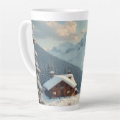 Tasse Latte Charme alpin (Angle gauche)