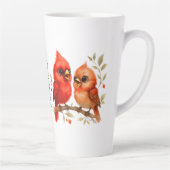 Tasse Latte Charme Cardinal du Nord (Droite)