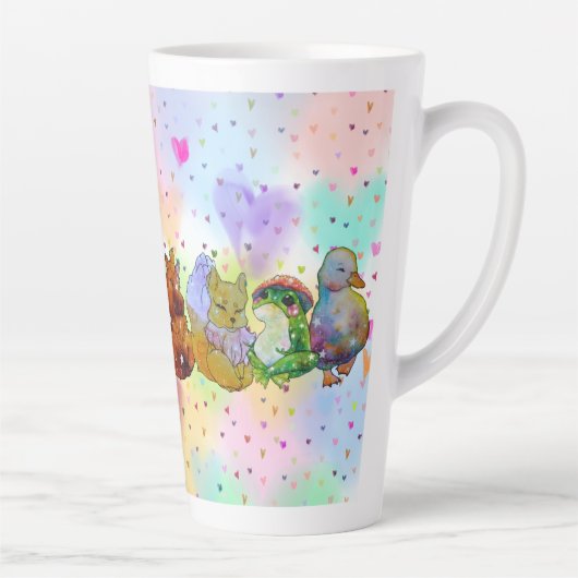 Tasse Latte Charms Chanceux (Droite)