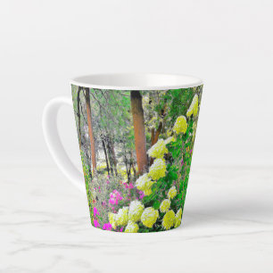 Tasse Latte Chartreuse Hydrangea Limelight Garden