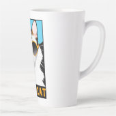 Tasse Latte Chat Cool amusant (Droite)