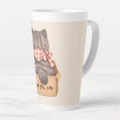 Tasse Latte Chat dans la boîte (Angle droit)