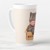 Tasse Latte Chat dans la boîte (Angle gauche)