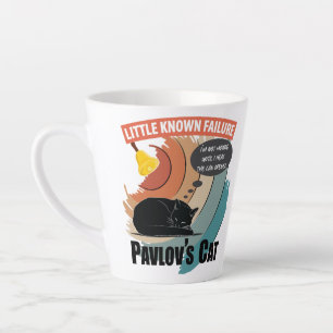 Tasse Latte Chat de Pavlov - Psychologie drôle