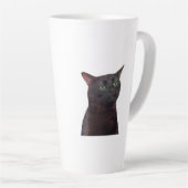 Tasse Latte Chat déconnecté, déconnecté (Angle droit)