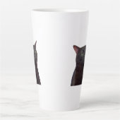 Tasse Latte Chat déconnecté, déconnecté (Devant)