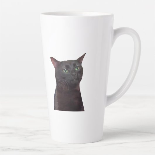 Tasse Latte Chat déconnecté, déconnecté (Droite)