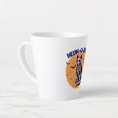 Tasse Latte Chat d'Halloween (Angle gauche)