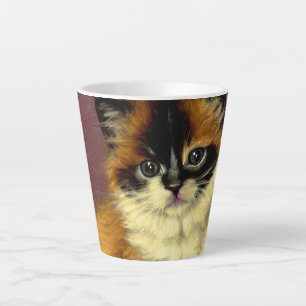 Tasse Latte Chat d'Halloween Ragdoll vintage