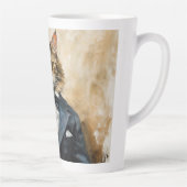 Tasse Latte Chat en costume (Droite)