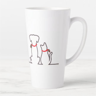 Tasse Latte Chat Endormi Besoin de Café Mème