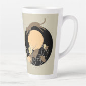 Tasse Latte Chat et la Lune 2 (Droite)