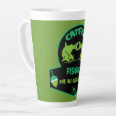 Tasse Latte Chat Fishing Au Gres (Angle gauche)
