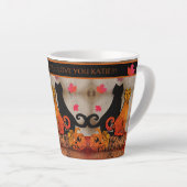 Tasse Latte Chat Halloween Kitty (Angle droit)