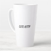 Tasse Latte chat mignon (Angle gauche)